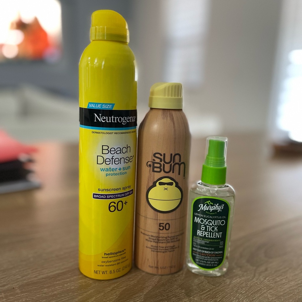 2 Sunscreens & Mosquito Repellent (Summer Bundle)